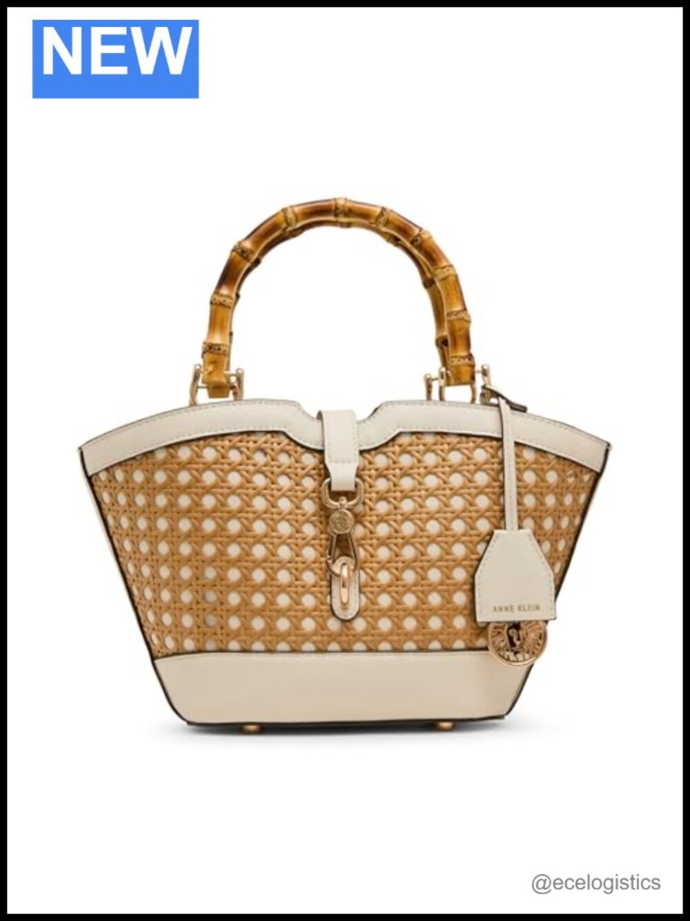 Mini Caning Tote with Convertible Strap